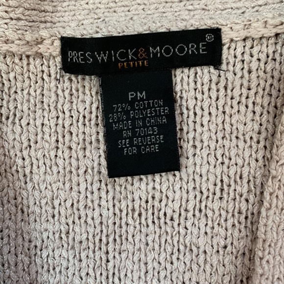 Press wick and Moore Casual one button cardigan - Picture 3 of 5